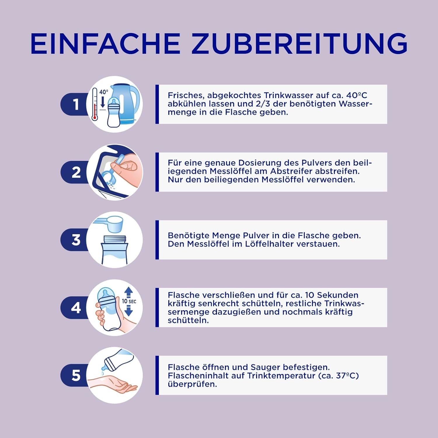 Aptamil HA 1 – Anfangsmilch von Geburt an, Mit DHA, Nur Lactose, Ohne Palmöl, Babynahrung, Milchpulver, 1x 800 g (Packung mit 4)