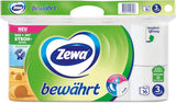 Zewa Proven – 48 Rollen – Das erste Toilettenpapier mit Strohanteil – 3 Schichten