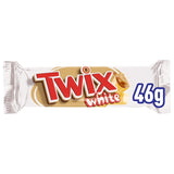 Twix weiße Schokoriegel | Karamell, Kekse, weiße Schokolade | Schokoladen-Multipack | 5 Riegel (5 x 46 g) (4er-Pack)