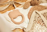 Jollein Baby-Beißring aus Naturkautschuk – schöne Vögel – Baby-Beißring – Zahnungshilfe – harmlos und BPA-frei – Babyspielzeug