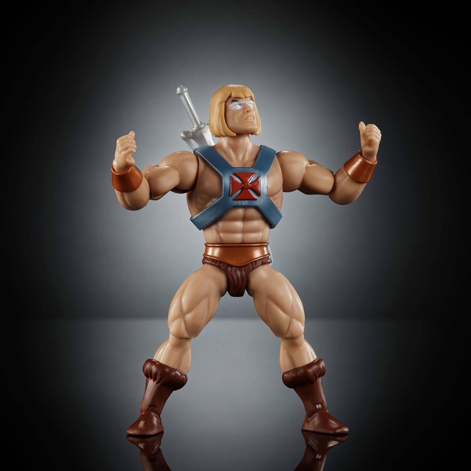 Masters of the Universe Origins Actionfigur Faker aus der Cartoon-Kollektion, ca. 14 cm groß, He-Man-Nachbildung aus der TV-Serie der 1980er Jahre, detailliertes Design und 16 Bewegungspunkte, JBM82 Actionfiguren Naty Shop