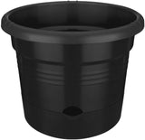 elho Green Basics Tomatentöpfe 33 – Blumentöpfe für den Anbau und die Ernte im Freien – Ø 33,5 x H 26,0 cm – Schwarz/Vivid Black