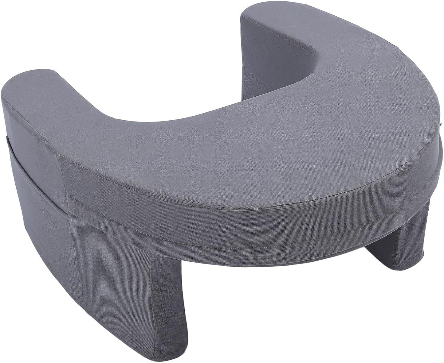 Lesekissen für Bett und Sofa, Gaming-Schoßkissen, Laptop-Schoßkissen, Gaming-Kissen mit Armlehnen und Seitentasche, für Erwachsene zum Spielen, Lesen, Fernsehen, Gaming auf der Couch