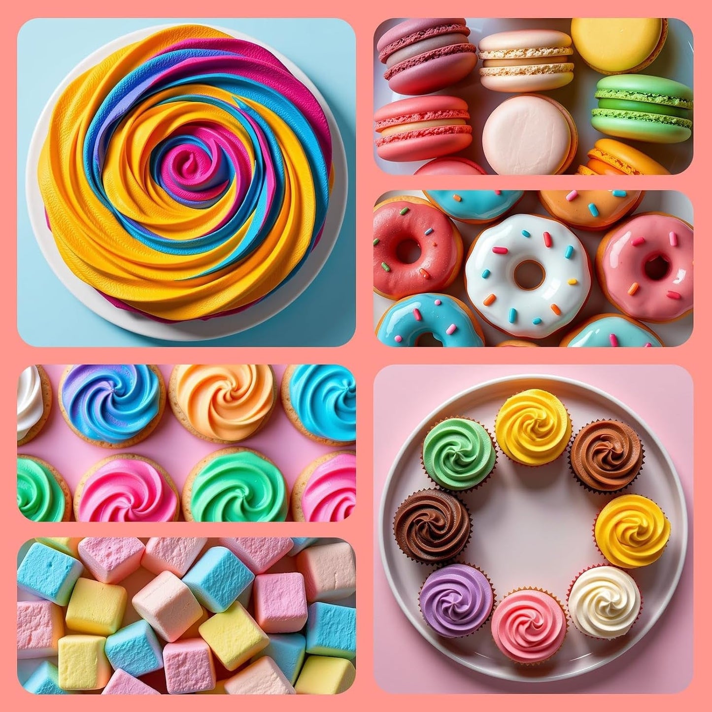 Rote Lebensmittelfarbe 120 ml, hochkonzentrierte und zuckerfreie flüssige Lebensmittelfarbe zum Backen, Kuchen, Makronen, Glasur, Fondant, Kekse, Donuts