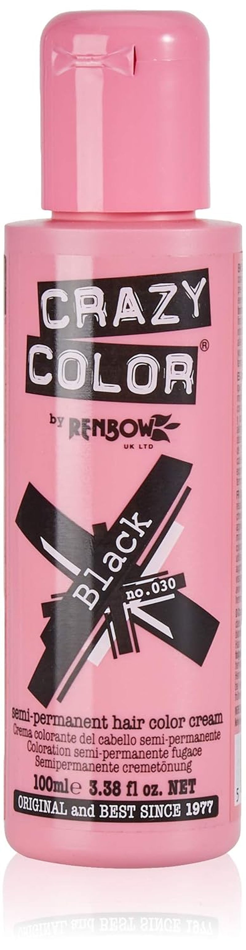 GO TOXIC UV semipermanente Haarfärbecreme, 100 ml (1 Packung) Naty Shop 30 Haarfärbemittel Schwarz 100 ml (1 Packung)