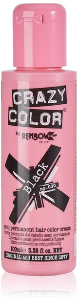 GO TOXIC UV semipermanente Haarfärbecreme, 100 ml (1 Packung) Naty Shop 30 Haarfärbemittel Schwarz 100 ml (1 Packung)