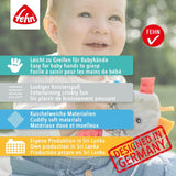 Fehn Knisterfisch - Fang- und Spielspielzeug für Babys - Fangtierspielzeug für Babys - Motorikspielzeug und Knisterspielzeug für Babys und Kleinkinder ab 0+ Monaten Babyspielzeug Naty Shop