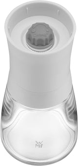 WMF Trend Salz- oder Pfeffermühle 14 cm, ohne Füllung, Keramikmahlwerk, Kunststoff, Glas, weiß Mühlen und Hobel Naty Shop