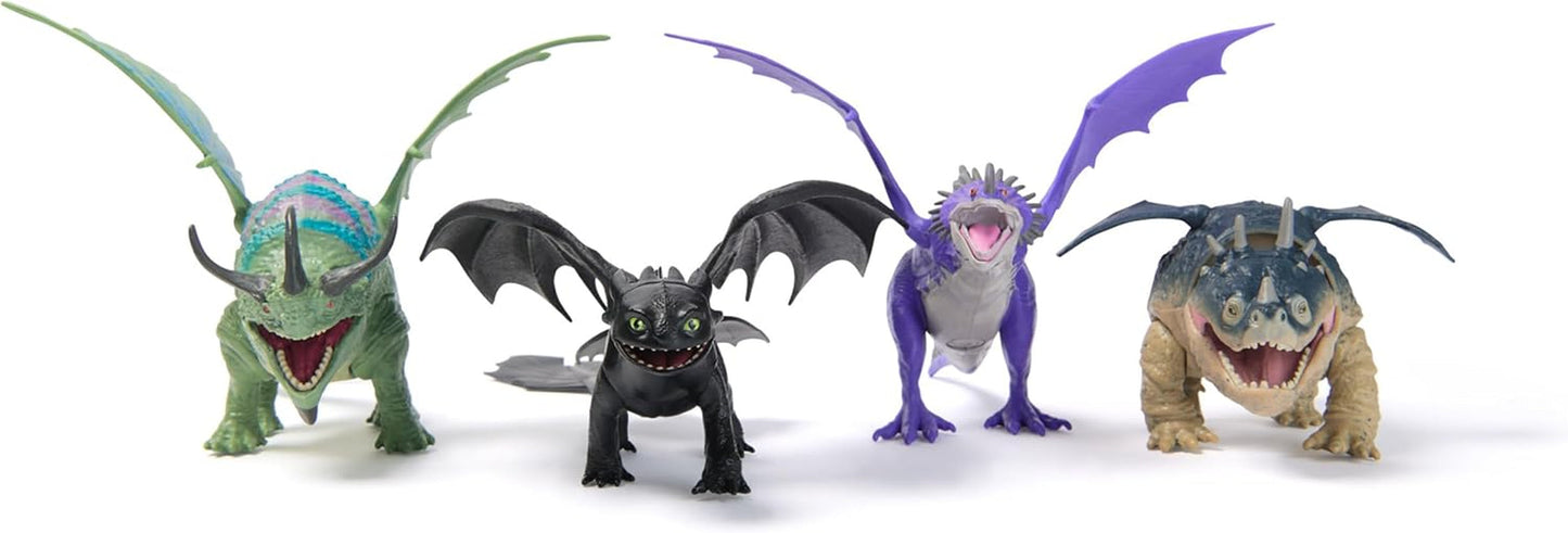 Dreamworks „Drachenzähmen leicht gemacht“, 22 cm lange Grundfigur „Drache ohne Zahn“, Spielzeug für Kinder ab 4 Jahren, Actionfiguren, Naty Shop