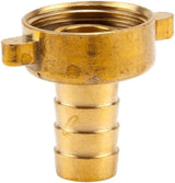 Gardena Messing-Schlaucharmatur, 2-teilig: Hochwertige Messingarmatur, 26,5 mm (G 3/4 Zoll) Gewinde, für 1/2 Zoll (13 mm) Schläuche (7140-20)