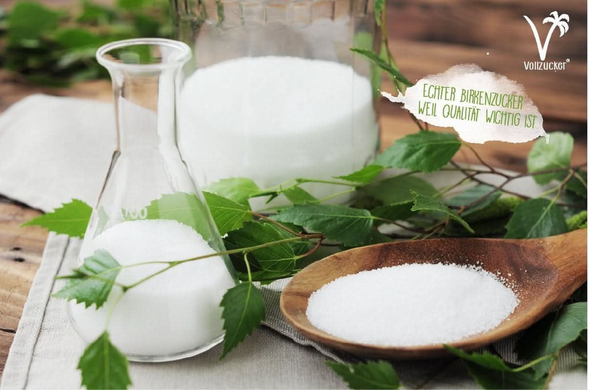 Echter Birkenzucker (Xylitol) aus Finnland, 1 kg Süßstoffe Naty Shop