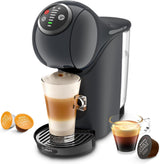 NESCAFÉ Dolce Gusto Genio S Plus von Krups, kompakte Kapselkaffeemaschine, Fassungsvermögen 0,8 Liter, 1500 Watt, automatische Entkalkungswarnung, Space Grey, KP340B