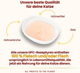 almo nature HFC Hydration Help Nassfutter für Katzen – Hühnersuppe und Hühnerfilets – für den menschlichen Gebrauch geeignet, glutenfrei, Monoprotein, 50 g, 24 Stück, 1,2 kg