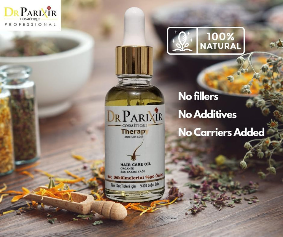 Dr Parixir Anti-Haarausfall-Serum – Effektive Lösung mit Olivenöl und Rosmarin, 30 ml | Reduziert Haarausfall und stärkt die Haarwurzeln Naty Shop Hair Care