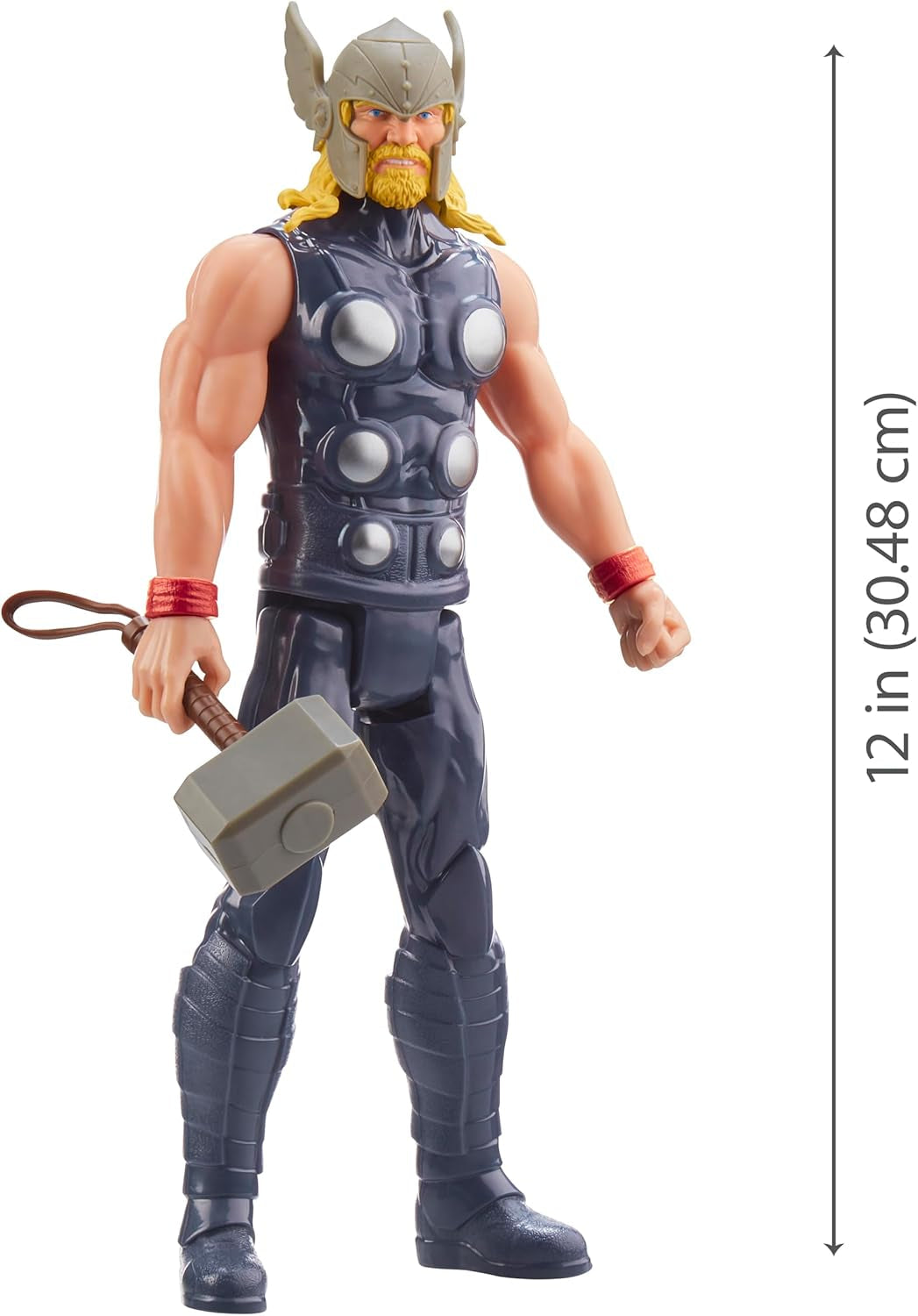 Marvel Avengers Titan Hero Series Blast Gear Thor Actionfigur 30 cm großes Spielzeug für Kinder ab 4 Jahren Actionfiguren Naty Shop