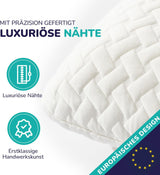 ZenPur Orthopädisches Nackenkissen 40 x 60–13 cm, Kopfkissen aus Memory-Schaum – ergonomisches Schlafkissen für Nacken und Schultern, Öko-TEX-zertifiziert