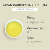 Japanischer Kabusecha-Kirishima-Grüntee, japanischer Kabuse-Sencha, hochwertiger loser Grüntee, ohne Zusatz von Aromen | Wondertea Japanischer Grüntee Kabusecha (50 g)