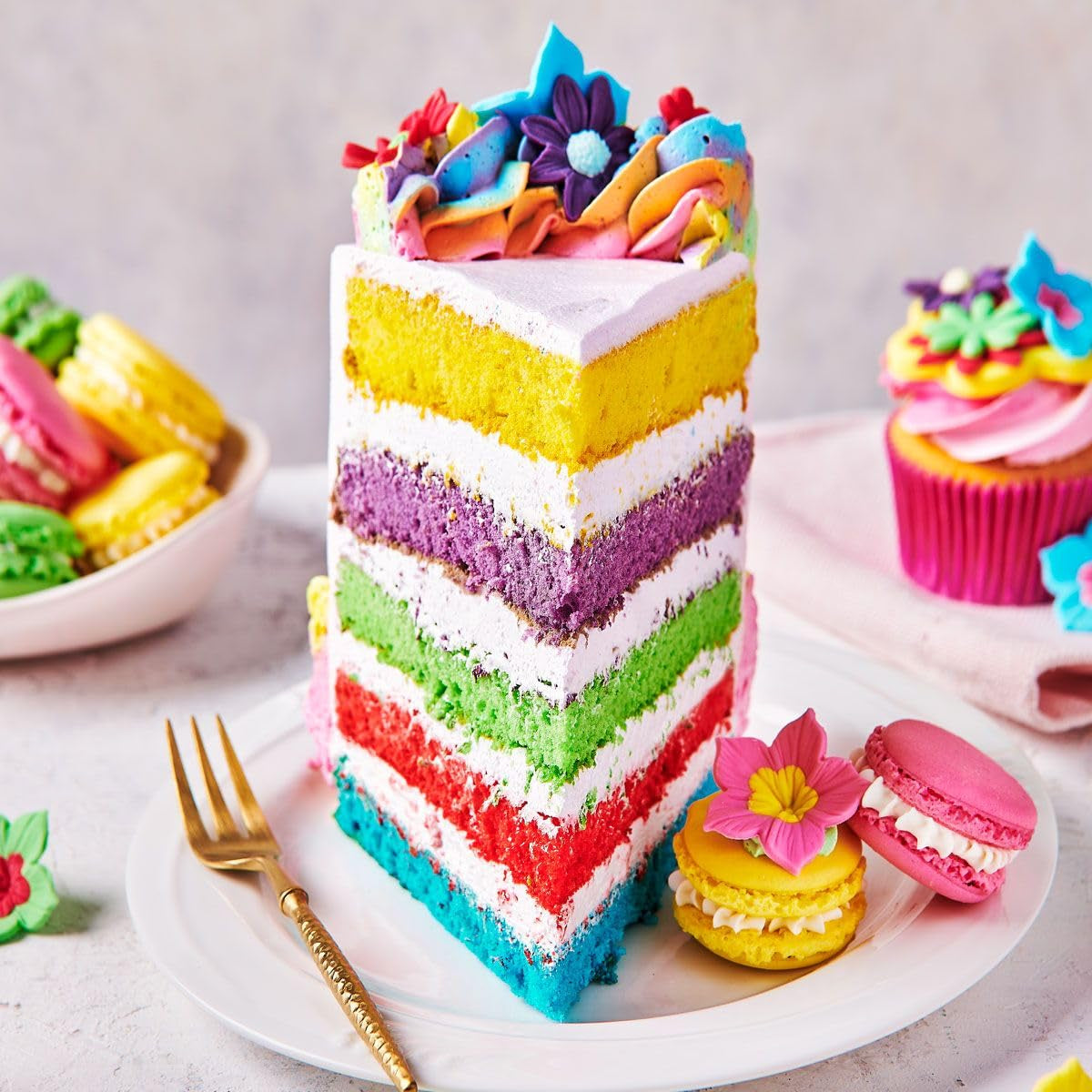 Funcakes Cherry Pink Gel-Lebensmittelfarbe: Hochkonzentrierte Lebensmittelfarbe für Teig, Creme, Fondant, Marzipan, Gebäck, einfache Dosierung, einzelne Tropfen für lebendige Farben, Halal, 30 g