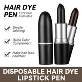 Haarfarbe Stick Temporäre Haarfarbe Lippenstift Haarfärbemittel, Temporäre Lippenstift Haarfarbe Weiße Farbe Haarabdeckung DIY Make-up Stick Haarfarbe Schwarz Braun Haarfarbe Naty Shop