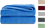 Komfortec Flauschdecke, Kuscheldecke, Fleecedecke, Öko-Tex zertifiziert, superweich, 150x200 cm, 260 g/m², beige Betten und Decken Besuche den Komfortec-Store Blau 150 x 200 cm