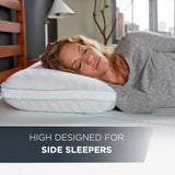 TEMPUR-PEDIC Tempur-Cloud Prohi-Kissen, Memory-Schaum, Weiß/Opulent Garden, King Standard-Kissen Naty Shop