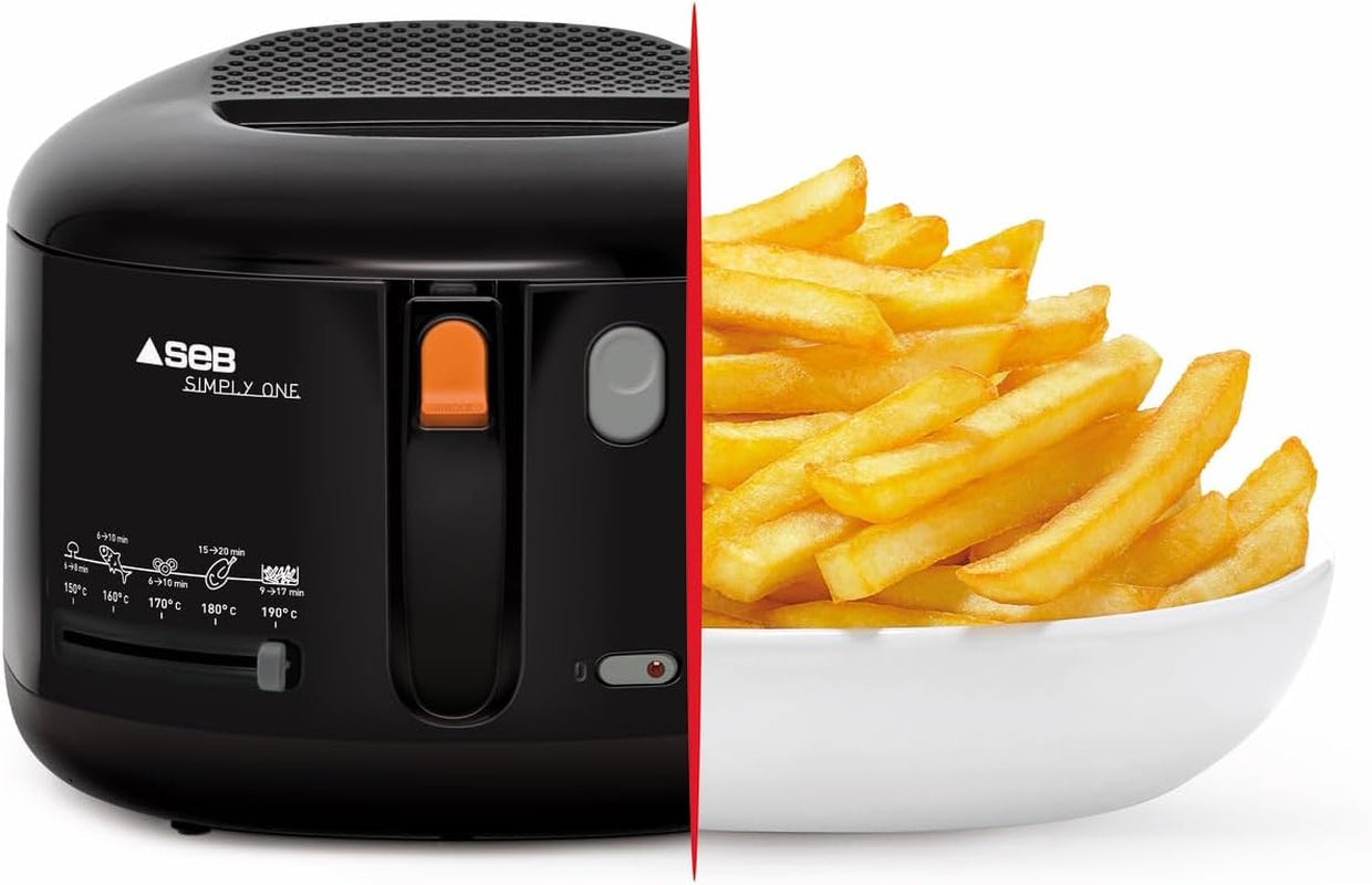 Elektrische Fritteuse Tefal Simply One, XL-Kapazität für Pommes Frites bis 1,2 kg, exklusives Wandkühlsystem. Haushaltsgeräte Naty Shop