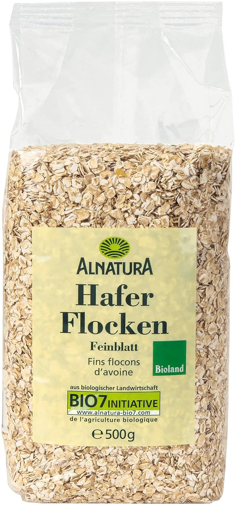 Bio-Haferflocken, kleine Flocken, 500g (1 Packung)