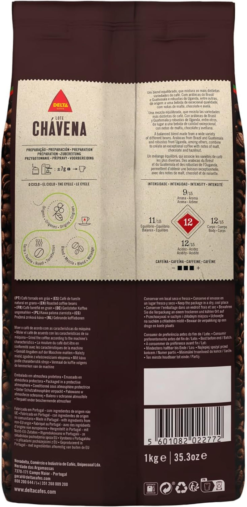 Delta Original Kaffee, ganze Bohnen, 1 kg