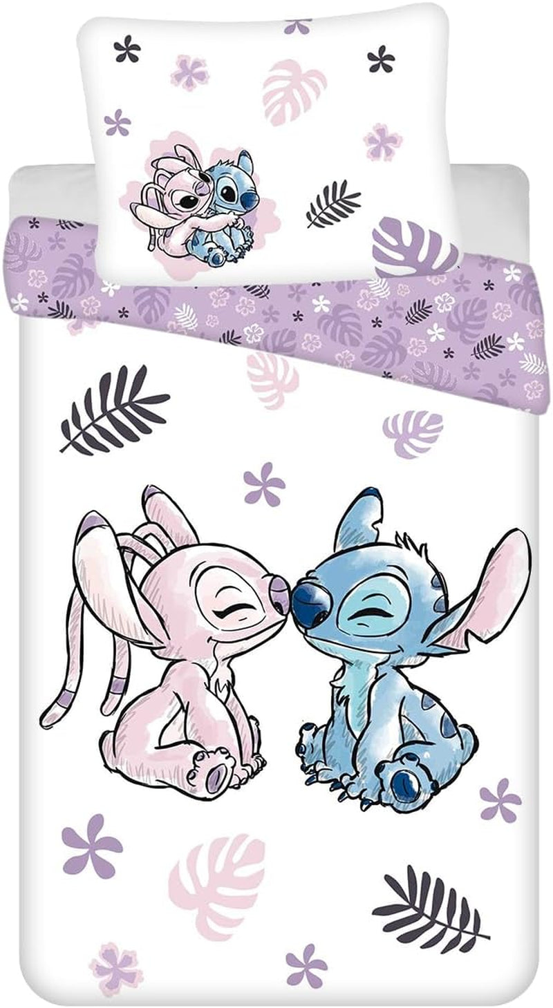 Disney Stitch Wendebettwäsche aus 100 % Baumwolle – Kids Naty Shop Standardtitel
