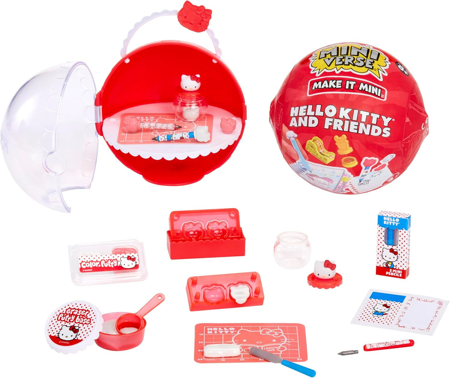 Miniverse MGA Make It Mini Hello Kitty and Friends Serie 3 – Mini-Sammlerstücke, Sanrio, Retro-Repliken, Schreibwaren, Kunsthandwerk, Heimwerken, für Sammler und Kinder ab 8 Jahren