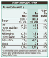 Nestlé Lebkuchen, ein köstlicher und knuspriger Snack mit Lebkuchengeschmack, umhüllt von Milchschokolade und verfeinert mit dekorativen Streifen aus dunkler Schokolade, 4er-Packung (1 x 115 g)