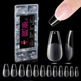 504 Stück Ballerina Medium Gel-Nageltypen: Gel-Nagelspitzen, PMMA-Kunstnägel, Nagelverlängerungen, künstliche Nägel, 12 Größen