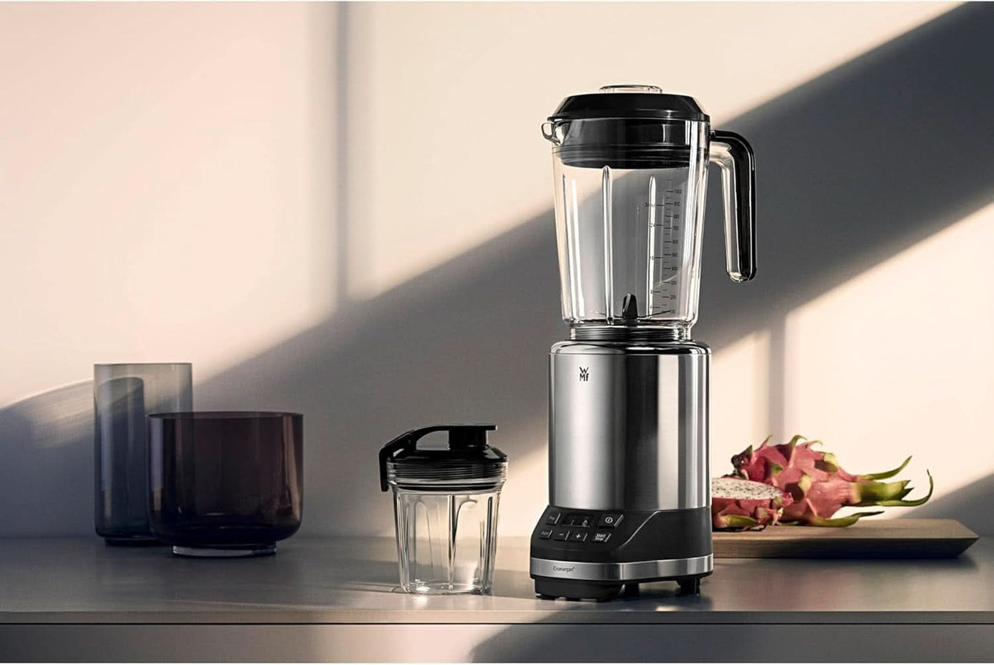 WMF Kult Pro Multifunktionsmixer Hochleistungsmixer, 30.000 U/Min, Smoothie Maker, Standmixer, Ice-Crush Funktion, 4 Mixbehälter inkl. Togo-Verschluss Kitchen Naty Shop