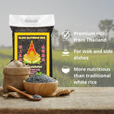 ROYAL THAI RICE - Schwarzer Klebreis - 10 x 1 kg - Multipack