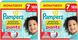 Pampers Premium Protection Pants Größe 5, 144 Windeln, 11 kg – 17 kg, mit 360°-Anpassung und weichen Anti-Leck-Bündchen für optimalen Komfort und Schutz