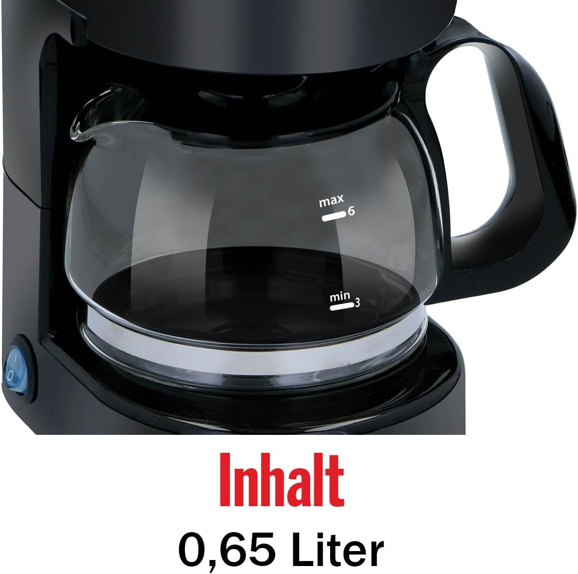 24-V-LKW-Kaffeemaschine – LKW-Kaffeemaschine – Filterkaffeemaschine – Warmhaltekaffeemaschine – Glaskaraffe-Kaffeemaschine – Schwarz