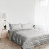 Foppapedretti Nacht&Natura Steppdecke für Doppelbett 2P; Perlwelle, Bezug aus 100 % Baumwolle, hergestellt in Italien. Steppdecken und Steppdecken Naty Shop