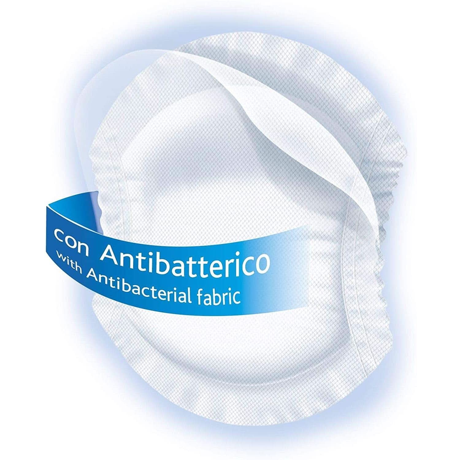 Chicco Schutzeinlagen für Brustwarzen, antibakteriell, 4 Wochen, 120 Stück Zubehör Essen und Stillen Bebe Naty Shop