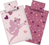Aminata Kinderbettwäsche, Feen und Elfen, 100 x 135 cm Bettwäsche – Kinder Naty Shop Standardtitel
