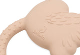 Jollein Baby-Beißring aus Naturkautschuk – schöne Vögel – Baby-Beißring – Zahnungshilfe – harmlos und BPA-frei – Babyspielzeug