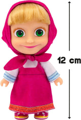 Mascha und Michka-Puppe, 12 cm, zum Sammeln, Sommer-Outfit, Modell, Spielzeug für Kinder ab 3 Jahren, MHA001
