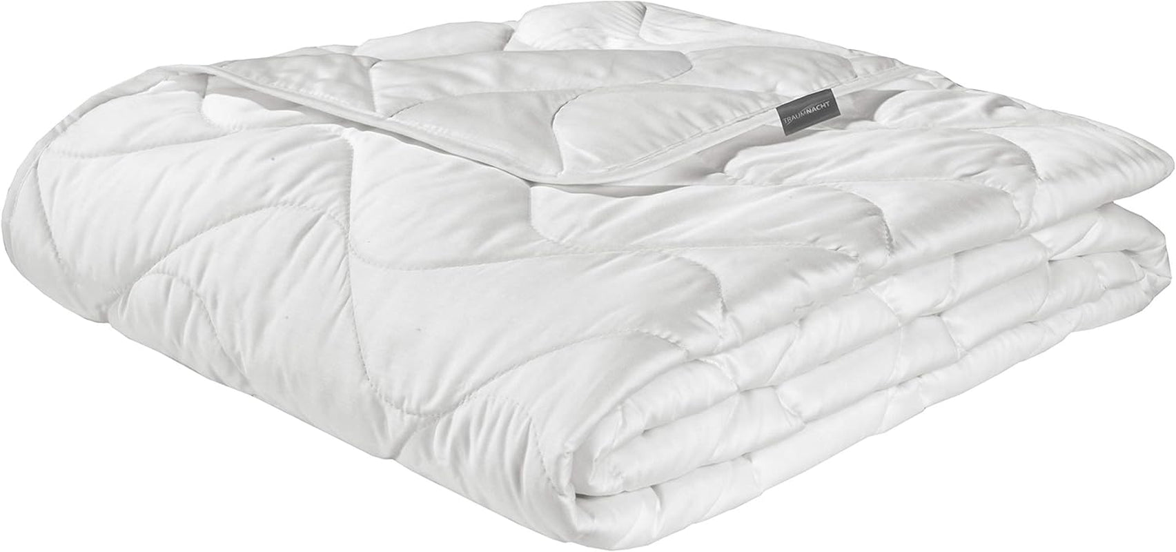 Traumnacht Exklusiv Leichte Sommerbettdecke aus 100% Wildseide, Öko-Tex zertifiziert, hergestellt in Deutschland, Füllgewicht: 550Gr, 135 x 200 cm Bettdecken und Steppdecken Naty Shop