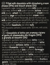 Lindt HELLO Erdbeer-Schokoladen-Käsekuchen | Riegel 100g | Milchschokolade mit Erdbeer-Quark-Creme-Füllung | Schokoriegel | Schokoladengeschenk (5er-Pack)