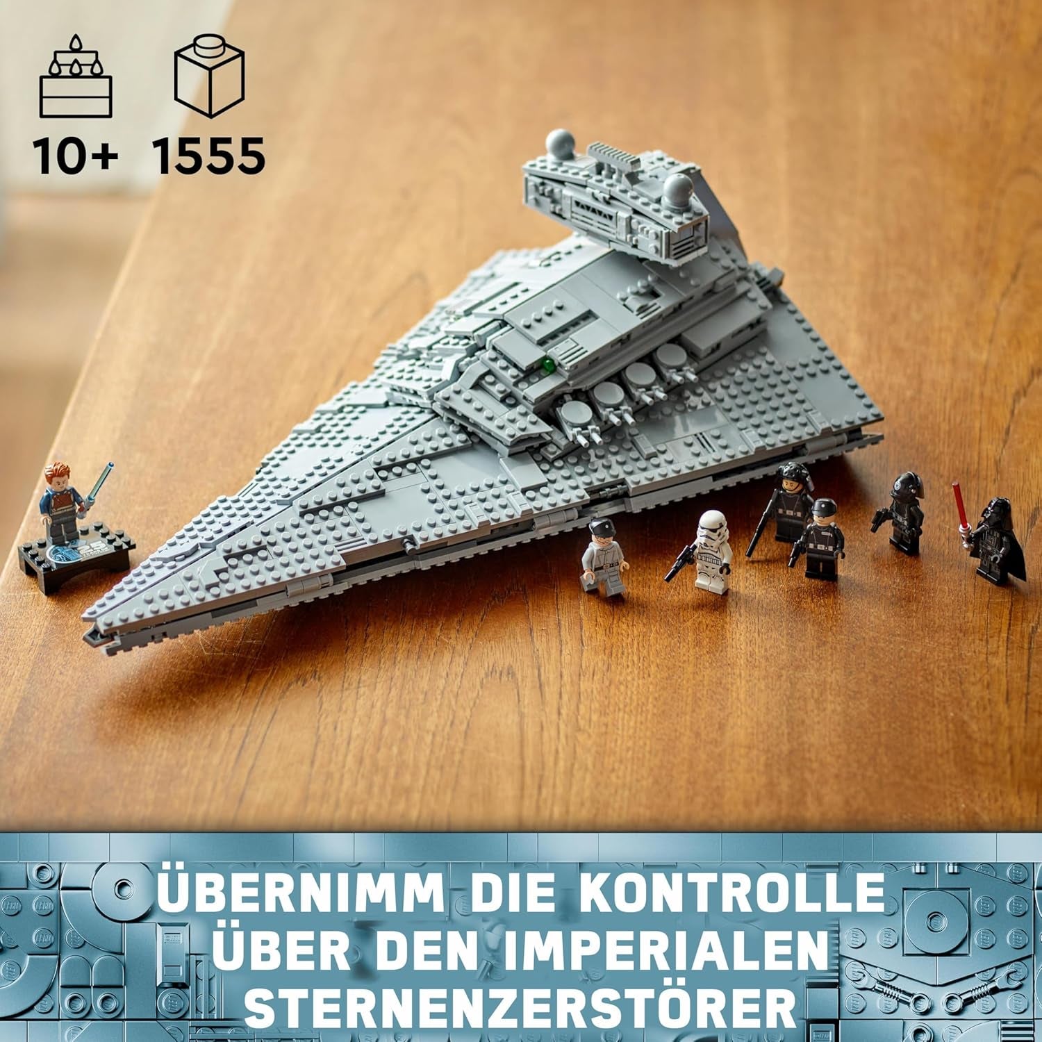 LEGO Star Wars Imperialer Sternenzerstörer, Raumschiff-Set, Bauspielzeug, Darth Vader und Cal Kestis Spielset, Geburtstagsgeschenk für Jungen, Mädchen und Fans 75394 Bausets Besuchen Sie den LEGO-Store