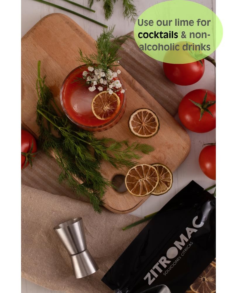 200gr Getrocknete Limetten für Cocktails | Trockenfrüchte für zuckerfreie Cocktails, Dekoration, Backen, Weihnachten, Getränke, Tee | 100 % natürlich Getrocknete Limettenscheiben für Gin, Abendcocktail Dehydrierte Produkte Naty Shop
