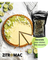 200gr Getrocknete Limetten für Cocktails | Trockenfrüchte für zuckerfreie Cocktails, Dekoration, Backen, Weihnachten, Getränke, Tee | 100 % natürlich Getrocknete Limettenscheiben für Gin, Abendcocktail Dehydrierte Produkte Naty Shop