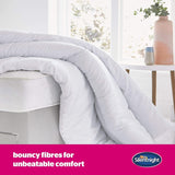 Silentnight Steppdecke „Ultrabounce“, Mikrofaser, weiß, Einzelbett Steppdecken und Steppdecken Naty Shop