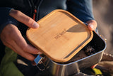Tatonka Lunchbox aus Edelstahl I Lunchbox aus Bambus (800 ml / 1000 ml) – Brotbox mit Bambusdeckel und Schwingdeckel – unzerbrechlich, ungiftig, spülmaschinenfest, plastikfrei und BPA-frei. Frischhalteboxen von Naty Shop