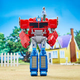 Transformers Earthspark Spin Changer Optimus Prime Figur (20 cm) mit Robby Malto Figur (5 cm) von 6 Action Figures Naty Shop
