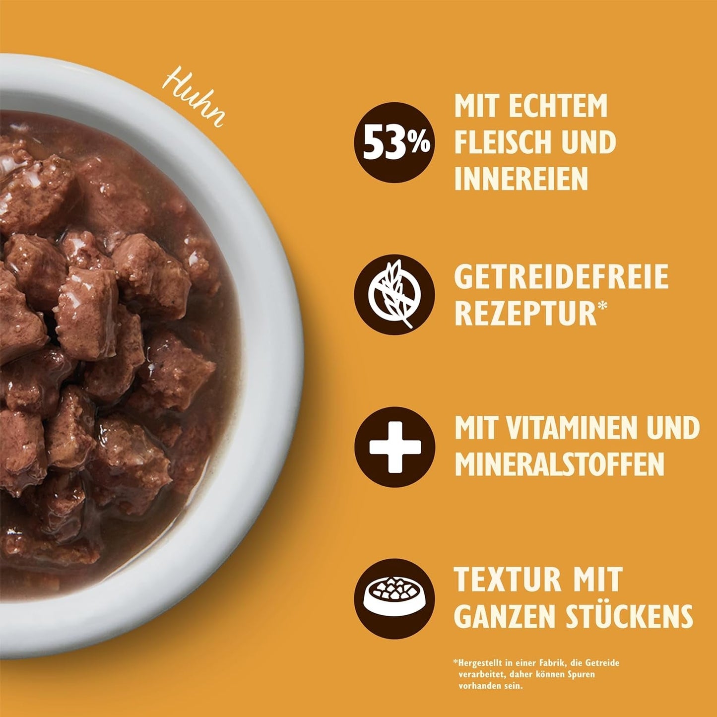 Lily's Kitchen Nassfutter für ausgewachsene Katzen, hergestellt aus natürlichen Zutaten, köstliche Stücke in Soße, Mehrfachpackung, 8 Boxen x 85 g